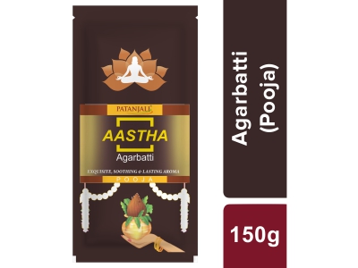 Patanjali AASTHA AGARBATTI POOJA 150 gm - Buy Online