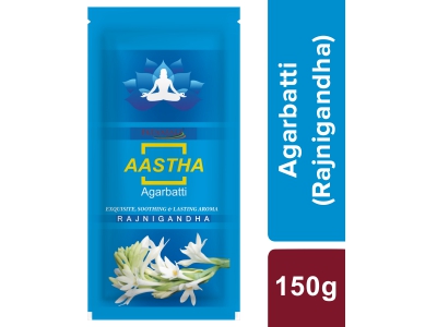 Buy Patanjali AASTHA AGARBATTI RAJNIGANDHA 150 gm- Buy Online