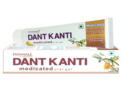 Patanjali Dant Kanti Medicated 100 g - Buy Herbal toothpaste Online