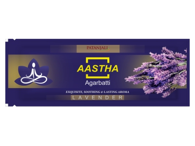 Patanjali Aastha Agarbatti (lavender) 18 Stick - Buy Online