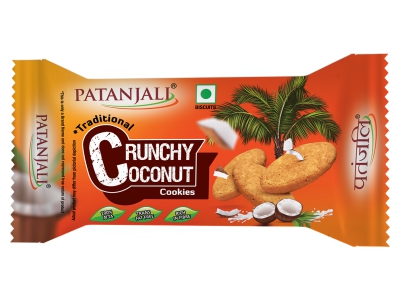 PATANJALI CRUNCHY COCONUT COOKIES 80 G - Buy Online