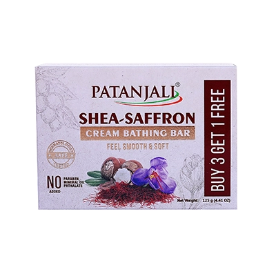 Shea- Safron Cream Bathing Bar 125g (B3 G1)