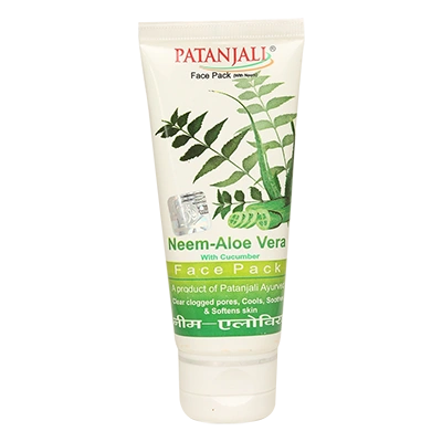 Patanjali Aloevera Neem Cucumber Face Pack