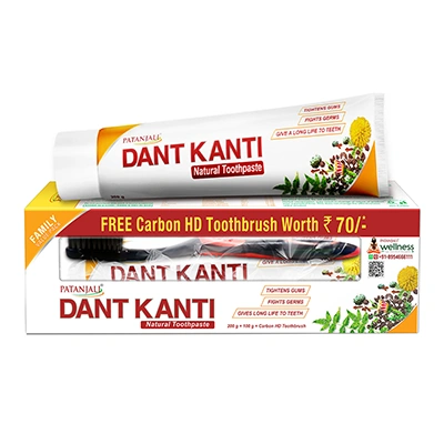 Dant Kanti Natural Toothpaste -300 G+ Brush Rs70/-