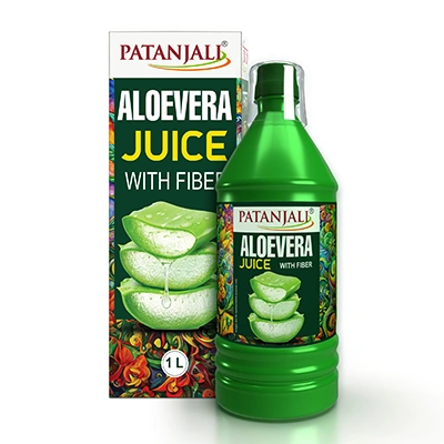 Patanjali Aloevera Juice With Fiber 