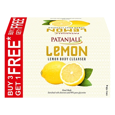 Patanjali Lemon Body Cleanser 125g C.o. B3G1 Free