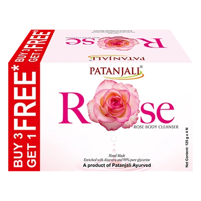 Patanjali Rose Body Cleanser 125g C.o. B3g1 Free