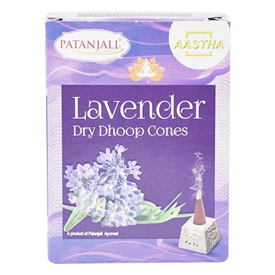 Aastha Lavender Dry Dhoop Cone 