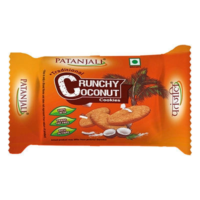Patanjali Crunchy Coconut Cookies 