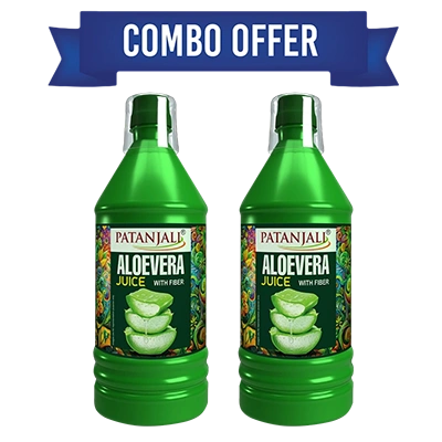 Combo Aloevera Juice Fibre 1L (Pack Of 2)