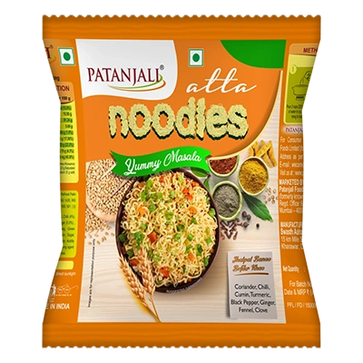 Patanjali Atta Noodles Yummy Masala 