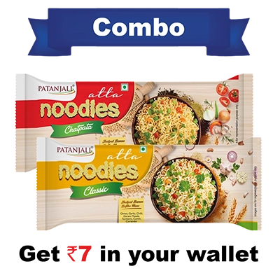 Combo- Atta Noodles Chatpata 240 g+Atta Noodles Classic 240 g- Rs 7 Off