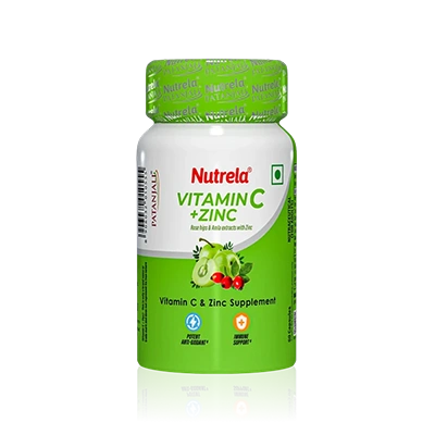 Patanjali Nutrela Vitamin C+ Zinc-60 Cap