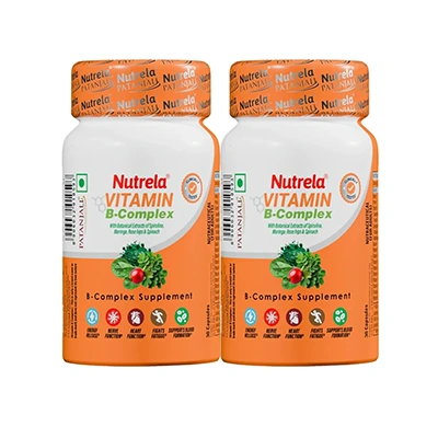Combo Patanjali Nutrela Vitamin B-Complex- (Pack Of 2)