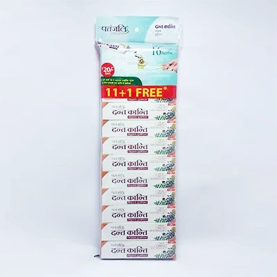 Dant Kanti Natural Toothpaste 43g (Buy 11+ 1 Free) Hanger
