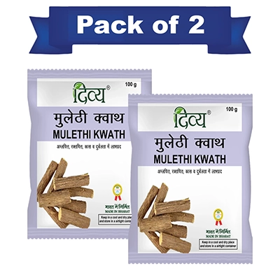 Combo Divya Mulethi Kwath 100 G Pack Of 2