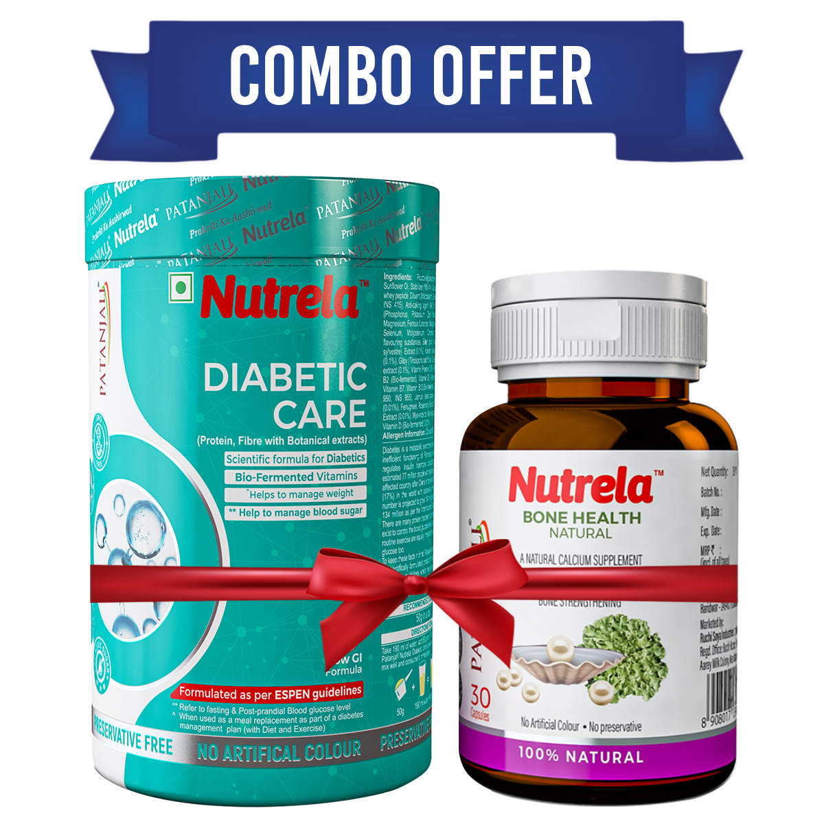 Combo Pat. Nutrela Diabetic Care  + Bone Health (400G+30N)