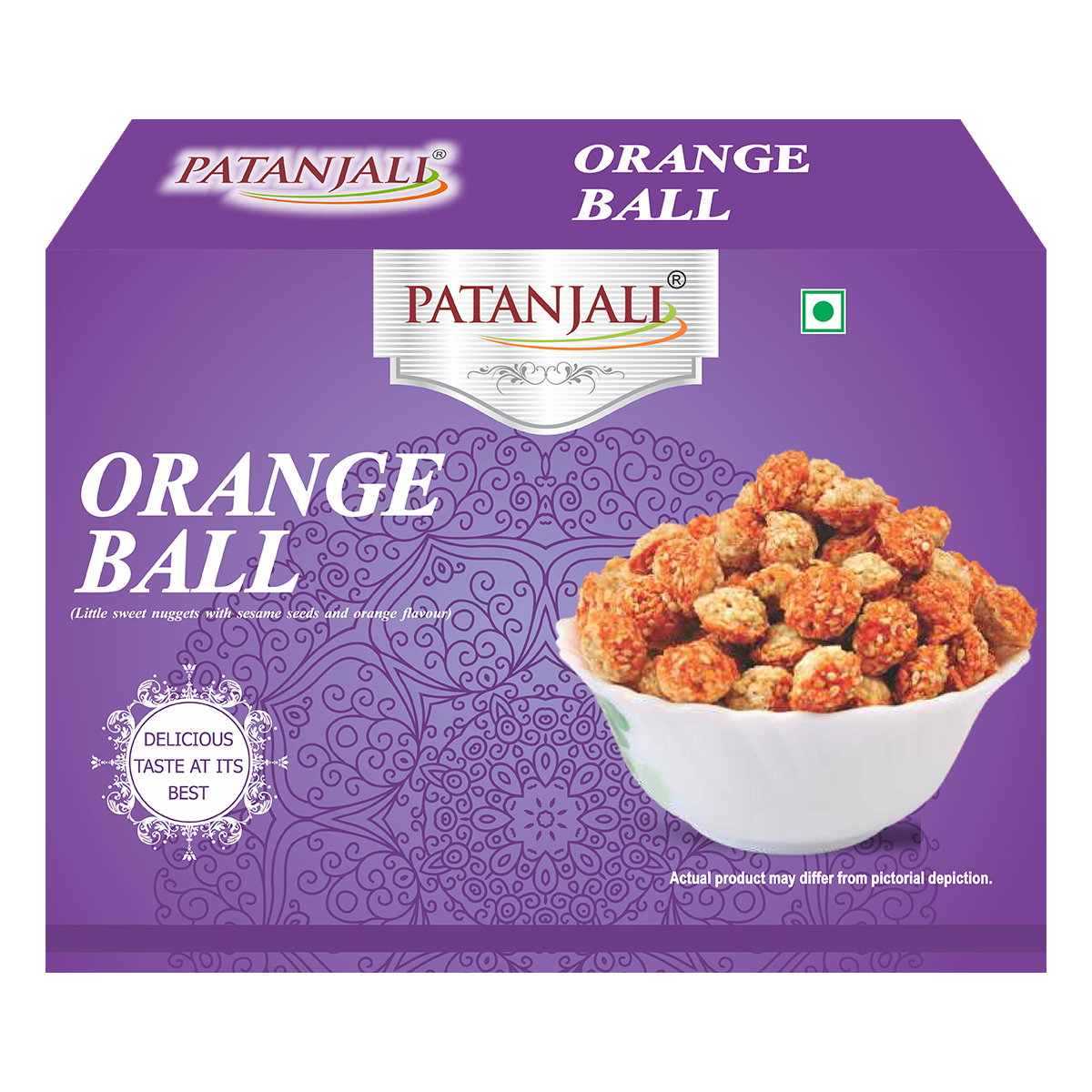 Orange Ball Gajjak 