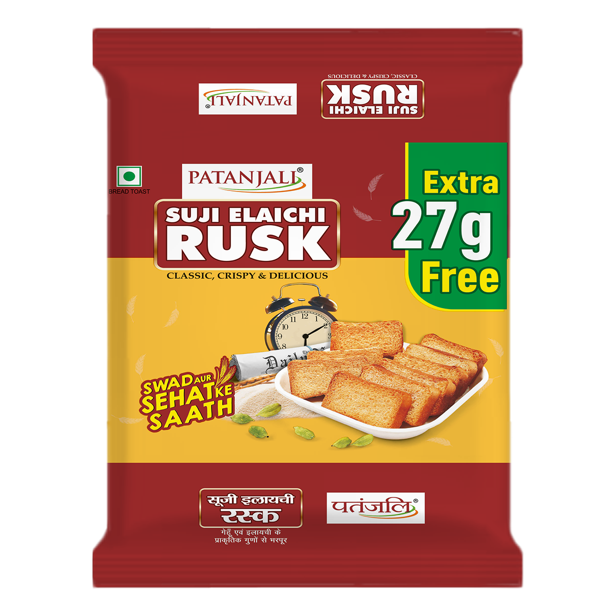 Patanjali Suji Elaichi Rusk