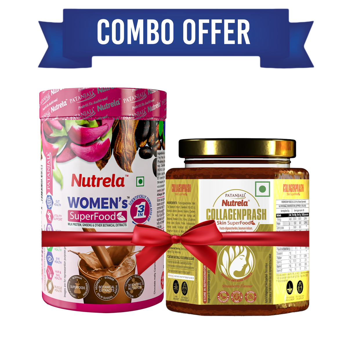 Combo Pat. Nutrela Women Superfood + Collagenprash (400G+400G)