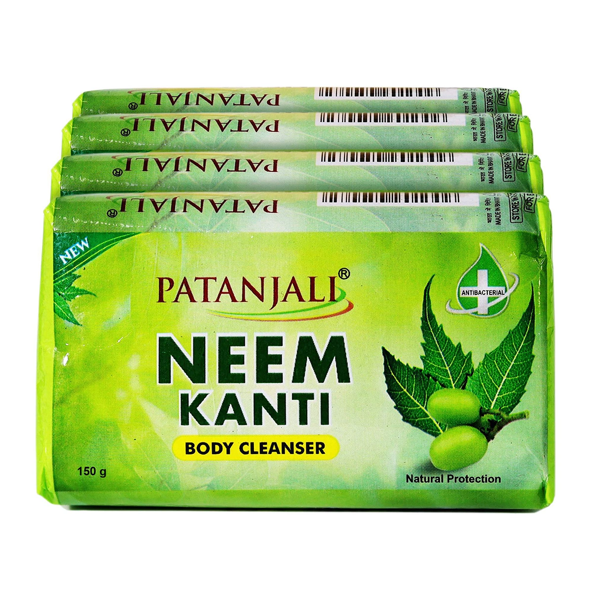 Patanjali Neem Kanti Body Cleanser 150 g x 4N