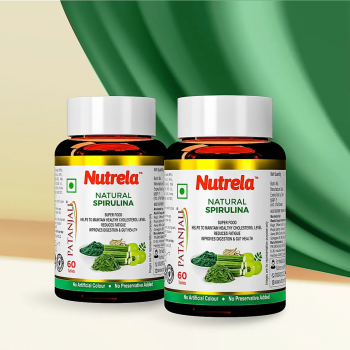 Patanjali Nutrela Natural Spirulina Tablets (pack of 2)