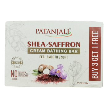 SHEA-SAFRON CREAM BATHING BAR 125G(B3G1)