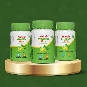 Patanjali Nutrela Vitamin B12 - 30 Veg Capsules (pack of 3)