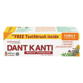 Patanjali Dant Kanti Natural Family Value Pack