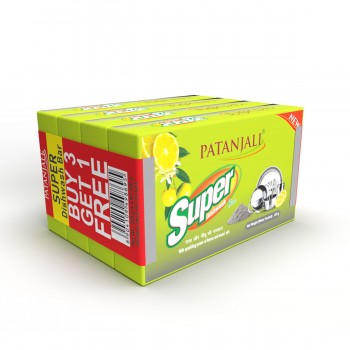 Patanjali Super Dish wash Bar-225 Gram B3G1 Free