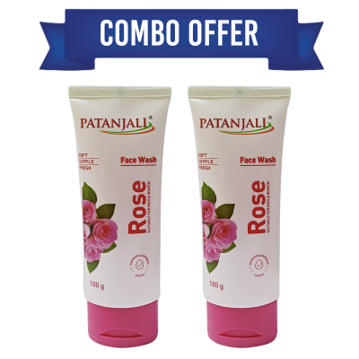 Combo Rose Face Wash 100 G (Pack Of 2)