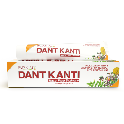 Patanjali Ayurveda Dant Kanti Natural Toothpaste | Tightens Gums & Fights Germs 